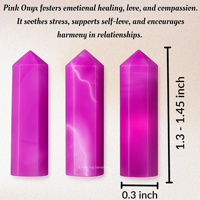 Amazing Gemstone Crystal Points Bulk Healing Crystals & Stones - Premium Single Terminated Healing Wand Point Bulk Crystals for Crafts, Crystal Grid, DIY Work