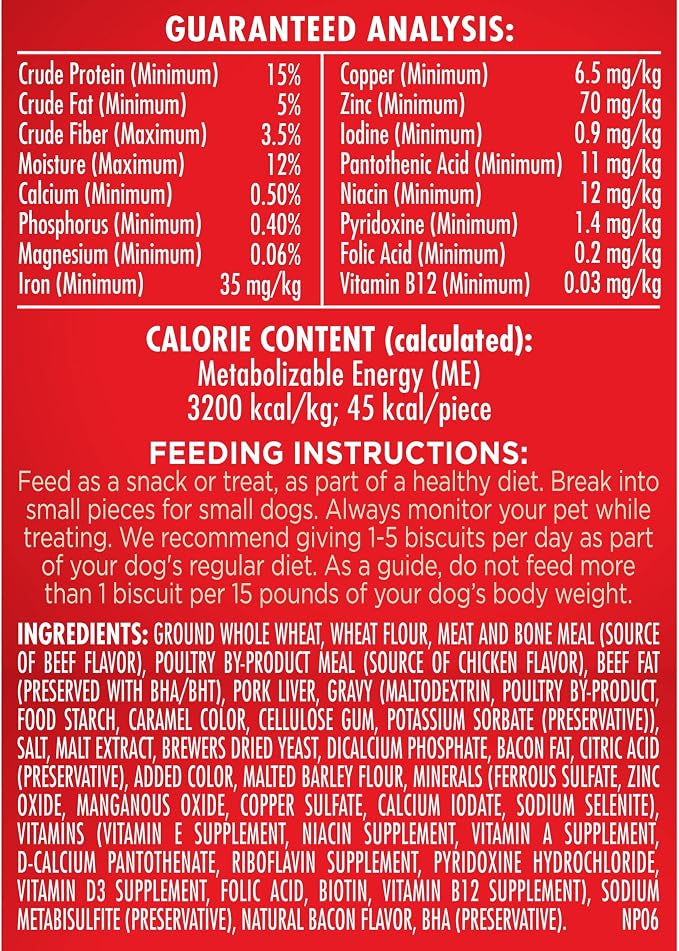 Milk-Bone GravyBones Dog Biscuits, Small Dog Treats, 7 lb. (Pack of 2)