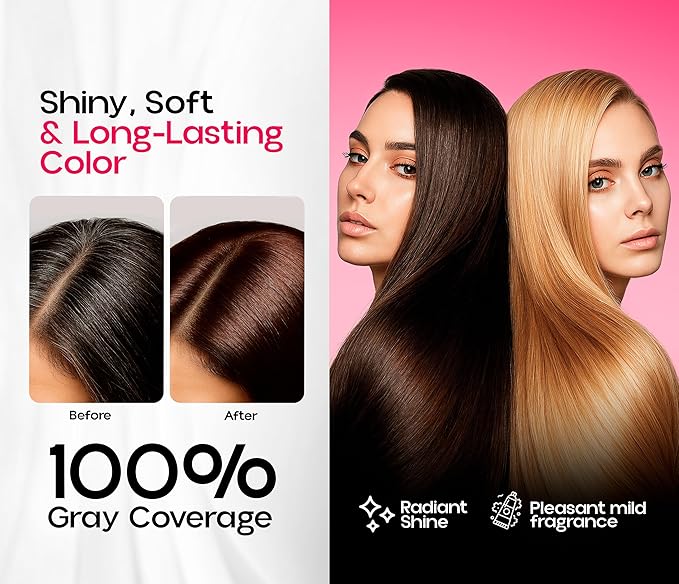 Iyosei Professional Luxury Color #03 Dark Brown Permanent Hair Dye – Cream Hair Color with Micropigmentation & Keratin – Long Lasting Dark Brown Shade for Women – Full Coverage