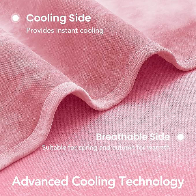 Cooling Blanket 90''x104'' for Hot Sleepers, Arc-Chill Q-Max>0.35 Double Sided Cold Blankets for Night Sweats, Cool Soft Lightweight Summer Blanket for Sofa Bed Couch, Gifts for Women King