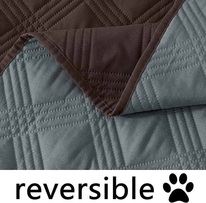 Waterproof Reversible Dog Blanket, Soft Couch Cover for Dogs Washable | Dual-Sided Waterproof Pet Bed Blanket, Resist Stains Spills & Pet Hair, Practical Furniture Protector For Pets, Size 52"x82"