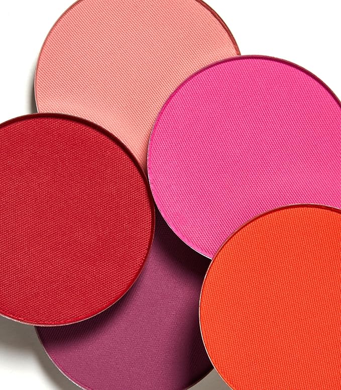 MAKE Beauty Skin Mimetic Microsuede Blush - Matte Powder Blush for Cheeks with Long Lasting Color - Non Comedogenic, Travel Size Makeup Single Palette. Shade - Mystic Mauve