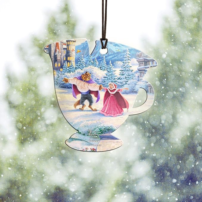 Disney – Beauty and The Beast Winter Enchantment – Chip Potts Teacup Shaped Hanging Acrylic Print Accessory –Perfect for Gifting or Collecting ACPTEACUP566
