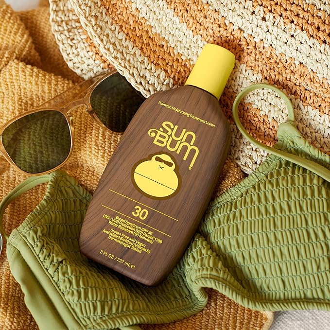 Sun Bum Sunscreen Lotion, SPF 30 | Original Scent | Vitamin E | Hawaii Compliant | 8 oz Pack of 2