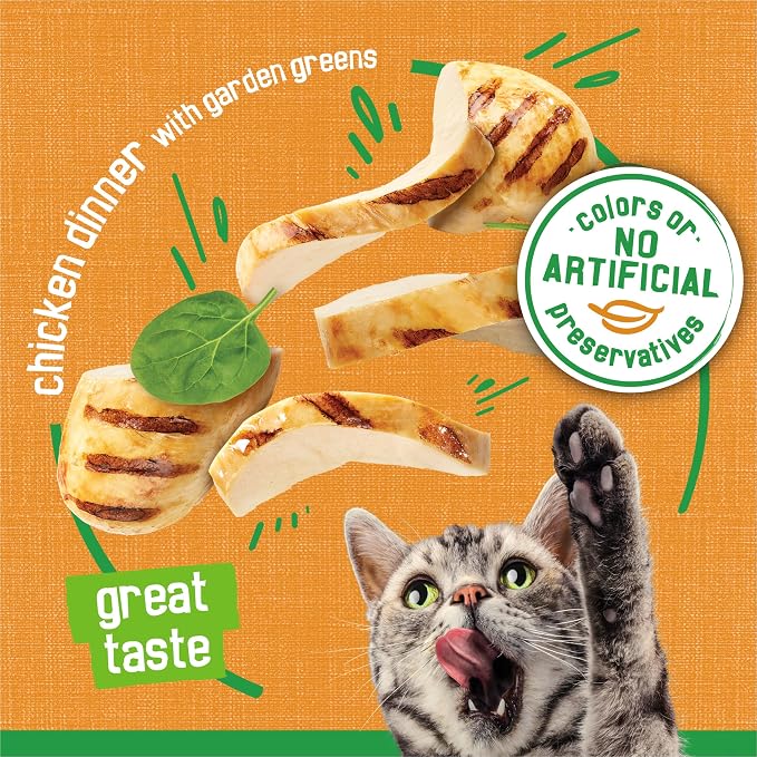 Purina Friskies Indoor Cat Food Pate Chicken Dinner With Garden Greens - (Pack of 24) 5.5 oz. Cans