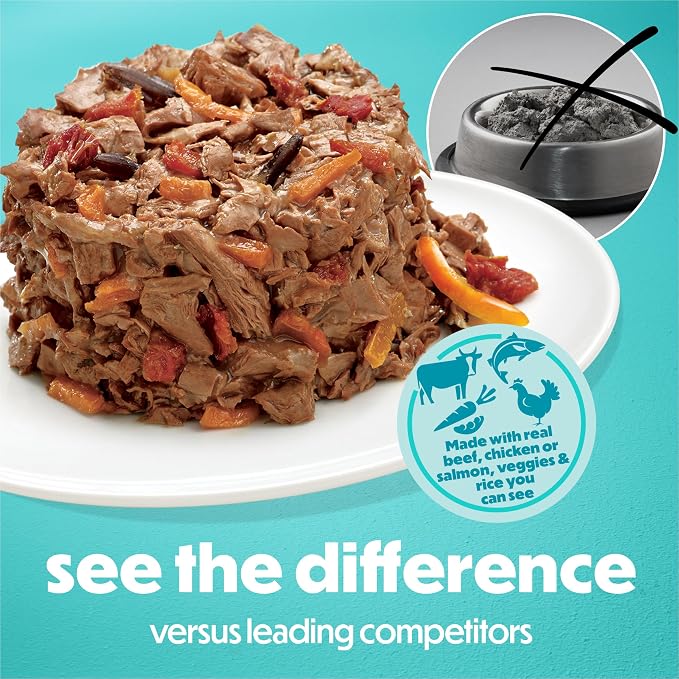 Purina Beneful Small Breed Wet Dog Food Variety Pack, IncrediBites With Real Beef, Chicken and Salmon - (2 Packs of 12) 3 oz. Cans