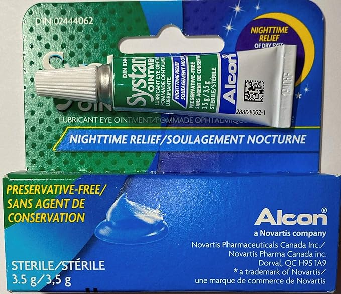 Systane Lub Eye Nightime Ointment 3.5g (6 Pack) 0.12 Ounce(Packaging May Vary)