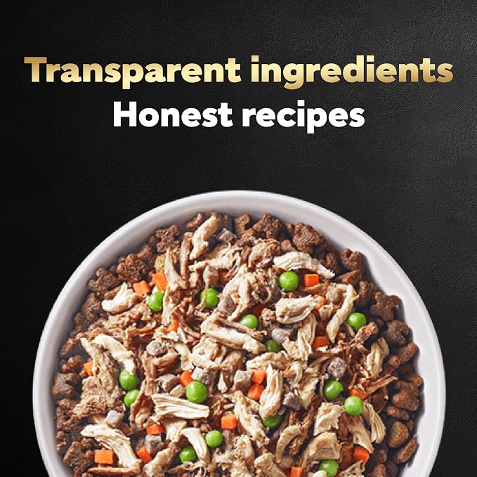 Cesar Simply Crafted Wet Dog Food Toppers, Chicken & Beef, 1.3 oz, 16 Count | Real beef or chicken #1 ingredient, 5 key ingredients or less, fresh vegetables, easy to digest, single-serve tubs