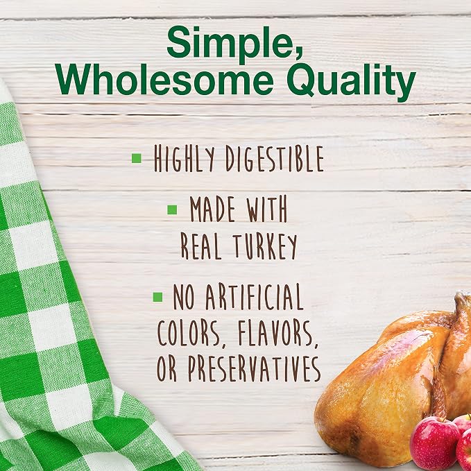 Nylabone Healthy Edibles Dog Treats, Turkey & Apple Flavor, X-Large | Natural dog chews, occupying & long lasting dog treats, made in the USA, with real turkey, dog bones for large dogs 50+ lbs