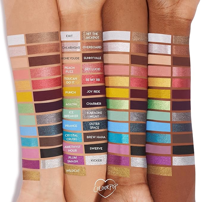ColourPop Crème Gel Waterproof Eyeliner - 18HR Wear, Ultra-Pigmented Eyeliner Pencil with Matte & Metallic Finishes - Smudge-Proof, Vegan & Cruelty-Free - Plum Smash (0.01 oz)