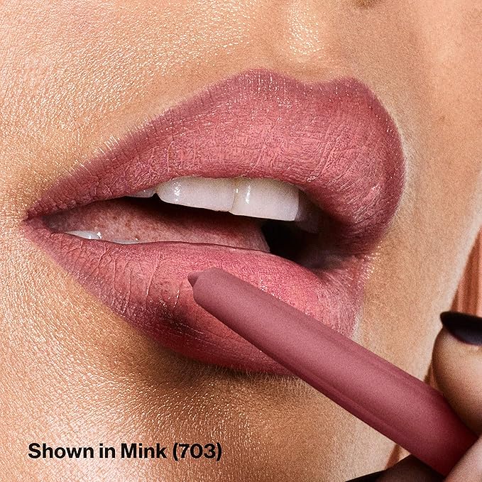 Revlon Colorstay Lip Liner Makeup with Built-in-Sharpener, Longwear Rich Colors, Stocking Stuffer for Women, 703 Mink, 0.01 oz