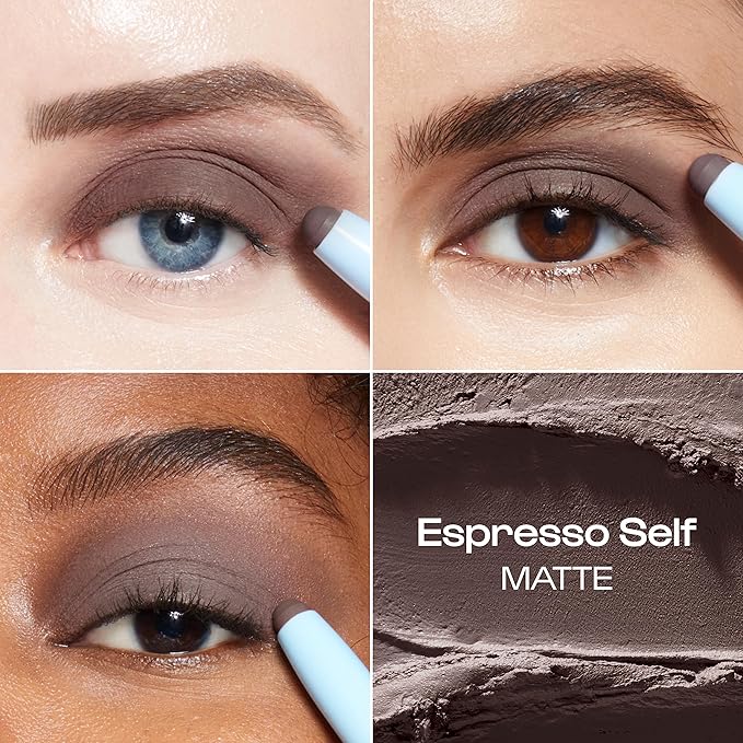 ALLEYOOP 11th Hour Cream Eyeshadow Sticks Bundle - Coffee Break (Matte) & Espresso Self (Matte) - Waterproof, Smudge-Proof, Crease-Proof Eyeshadow for Over 11 Hours