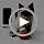 Nicbeypole Intelligent pet Toy Ball, Used for Interactive Chasing of Cats or Dogs, with Battery Display on the Screen, can be remotely Turned Off, Equipped with Bird Songs, self Entertainment (Blue)