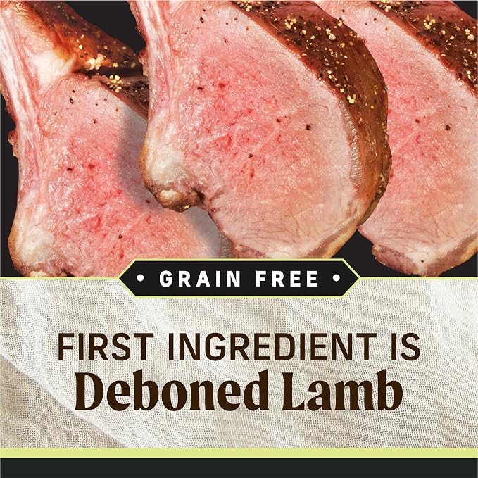 Merrick Limited Ingredient Lamb Wet Dog Food, Pack of 12, 12.7 oz Cans | Premium, grain-free and poultry-free, natural lamp recipe for complete balanced nutrition for adult dogs