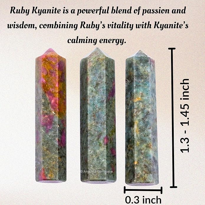 Amazing Gemstone Crystal Points Bulk Healing Crystals & Stones - Premium Single Terminated Healing Wand Point Bulk Crystals for Crafts, Crystal Grid, DIY Work