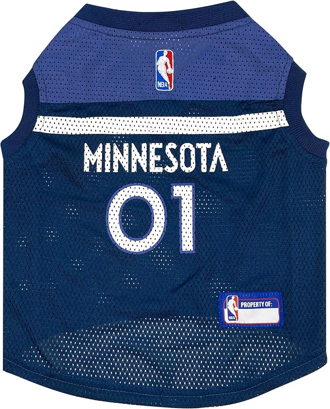 Timberwolves Basketball Mesh Pet Jersey