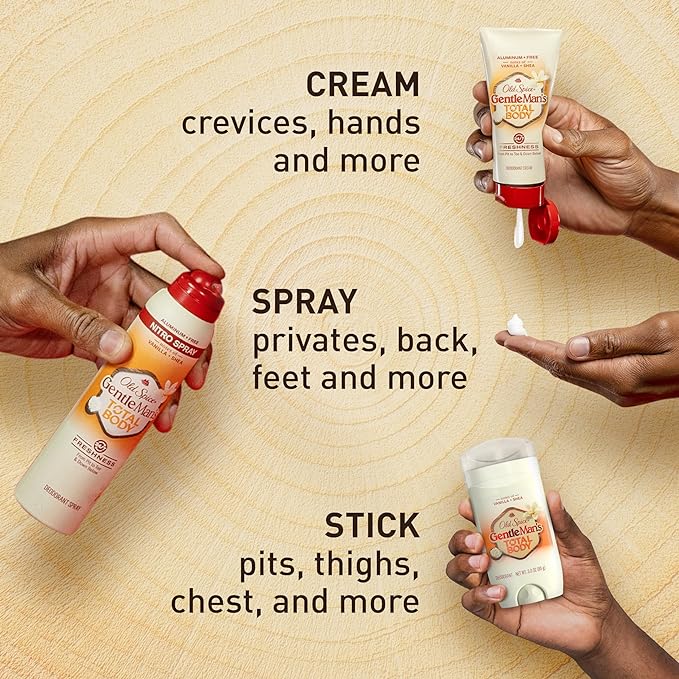 Old Spice Whole Body Deodorant Spray for Men, Aluminum Free, Fiji Scent, 24/7 Odor Protection, 24/7 Lasting Freshness, Dermatologist Tested, Gentle on Skin, Safe to Use All Over, 3.5 oz