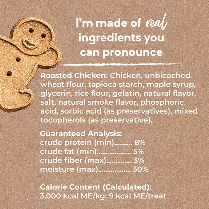 Buddy Biscuits 938072 Soft & Chewy Treats with Roasted Chicken - 6 oz. (4 Pack)