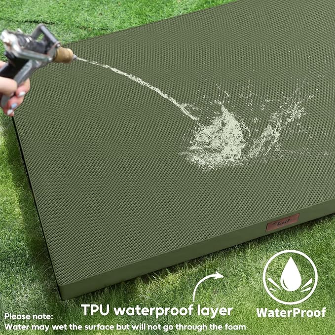 Orthopedic Waterproof Dog Bed for Small Dogs and Cats | Egg Crate Foam for Joint Support, Fits 30x19 Crates, TPU Waterproof Layer, Machine Washable 1680D Oxford Cover, Up to 30 lbs