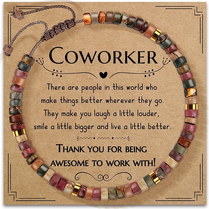 Inspirational Gifts Bracelets for Women: Valentines Mothers Day Birthday Gifts for Women Friends Sister Mom - Healing Natural Stone Beads Bracelets Thinking of you Get Well Soon Gift for Women