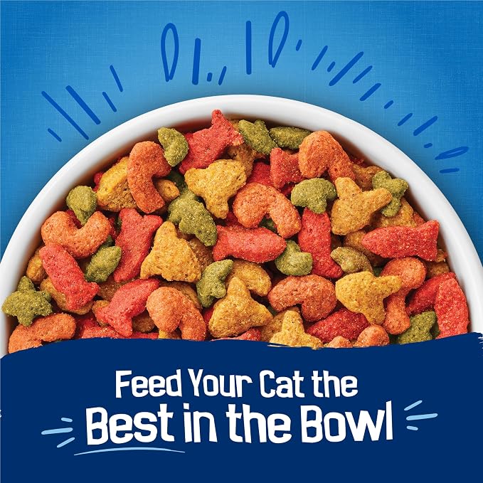 Purina Friskies Dry Cat Food Seafood Sensations With Salmon, Tuna, and Shrimp Flavors - (Pack of 4) 3.15 lb. Bags