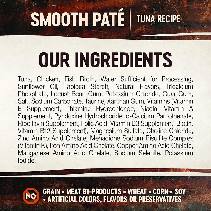 Wellness CORE Tiny Tasters Pate Adult Wet Cat Food, Natural, Protein-Rich, Grain Free, 1.75 Ounce Pouch (Tuna), (Pack of 24)
