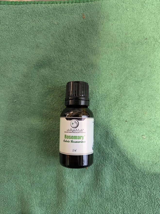 Organic Rosemary Essential Oil Chemotype Cineole | 100% Pure Steam Distilled Rosemary Oil | Fresh Herbaceous Aroma for Diffuser Aromatherapy, Massage Blends & DIY Recipes | Spain - 15ml