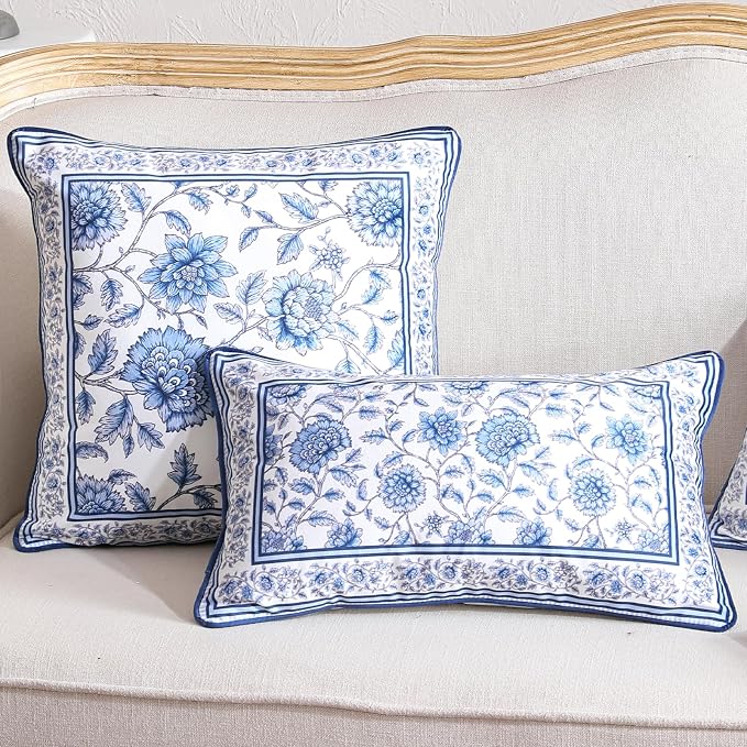 Designer Velvet Throw Pillow Cover,Set of 2,20"x12"-BlueWilow | Pillow Cover,Concealed Zipper Design,Dragonfly Pattern,Sofas,Bedroom,Living Room,Lounge Chairs,All Season Home Decor