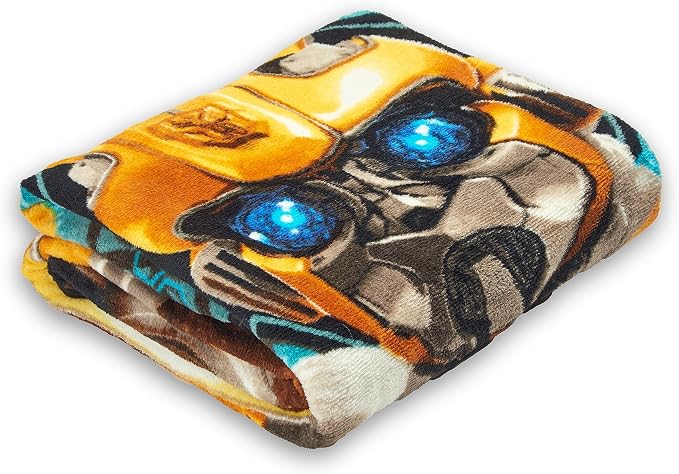 Northwest Transformers Micro Raschel Throw Blanket, Ultra Soft Throw, 46 x 60 Inches, Be Alert