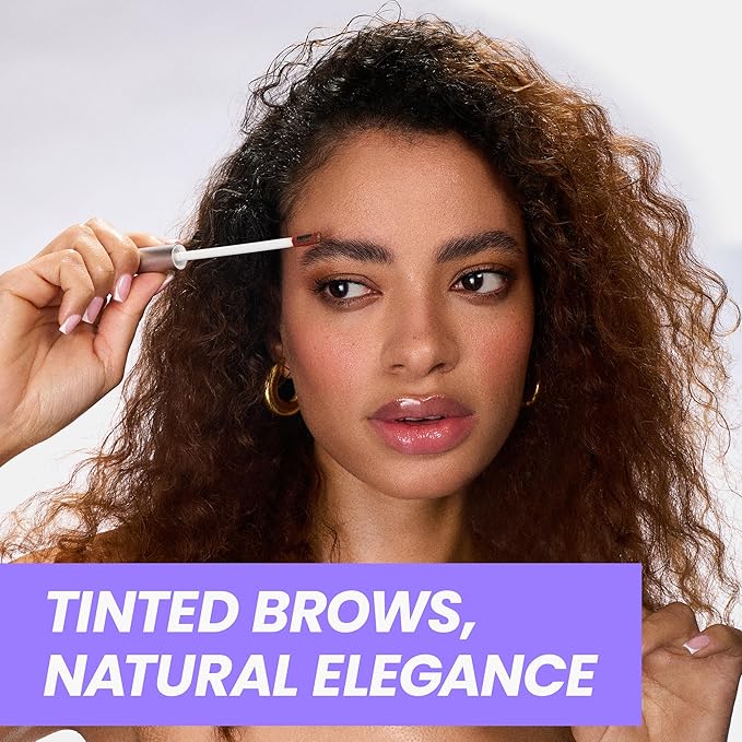 Wonderskin Brow/Do Eyebrow Gel Topper - Skinrageous All-Day Eyebrow Tint Mascara, Long-Lasting, Waterproof & Transfer-Proof Tinted Brow Gel Topper (Brunette)