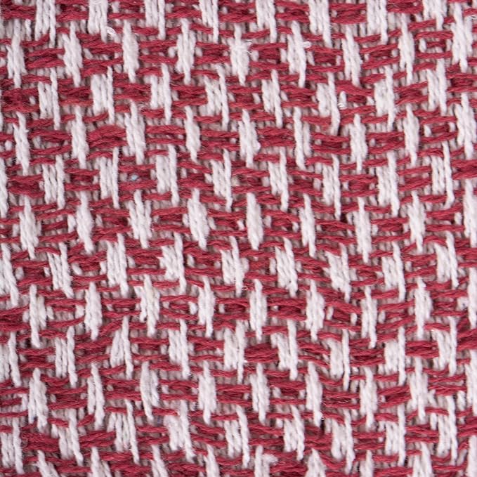 DII 100% Cotton Basket Weave Throw for Indoor/Outdoor Use Camping Bbq's Beaches Everyday Blanket, 50 x 60, Woven Stripe