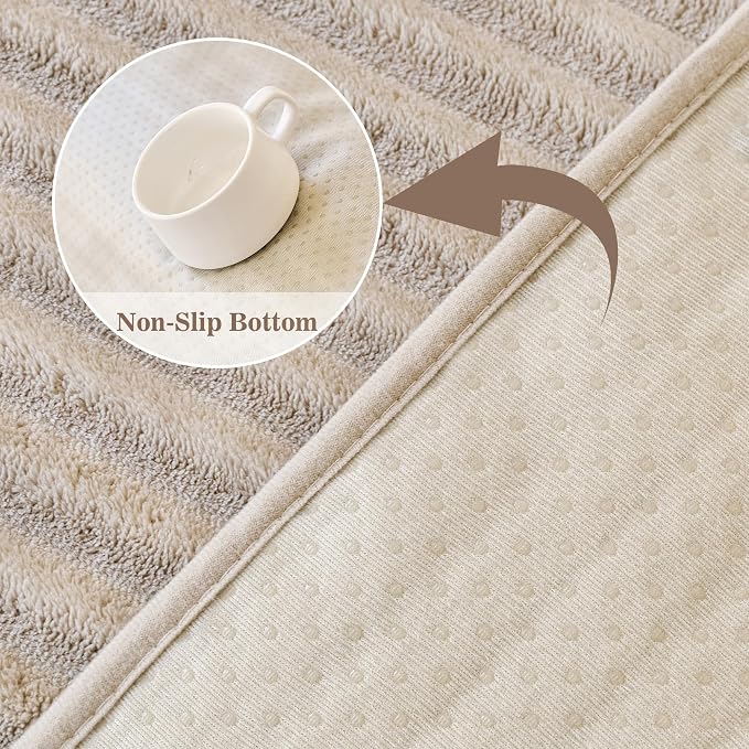 MYSKY HOME 100% Waterproof Couch Cover, Chair Cover for Dogs Washable, Non Slip Couch Headrest Covers Pet Friendly, Sofa Covers Slipcovers Furniture Protector Dog Bed Cover, Khaki, 35"x35"