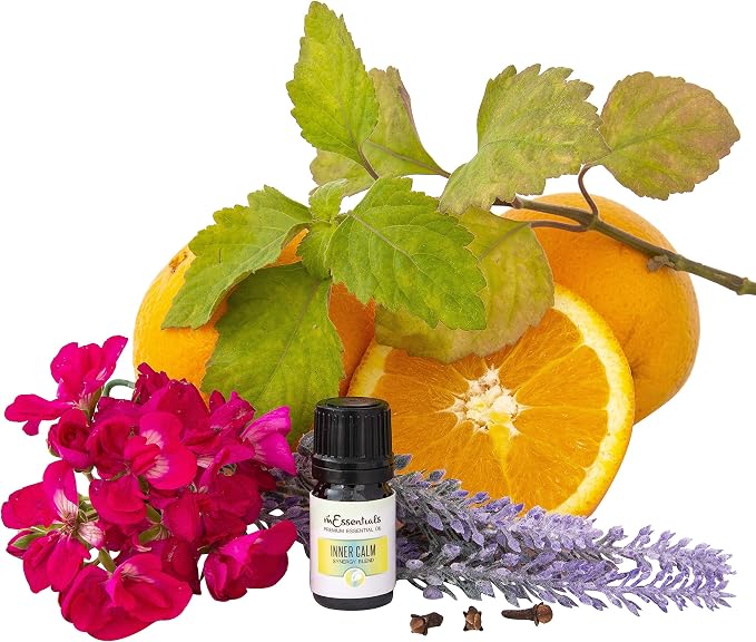 mEssentials Sunflower Essential Oil Diffuser Necklace Gift Set - Includes Aromatherapy Pendant, 24" Stainless Steel Chain, Refill Pads and 1-10ml Bottle of Inner Calm 100% Essential Oil