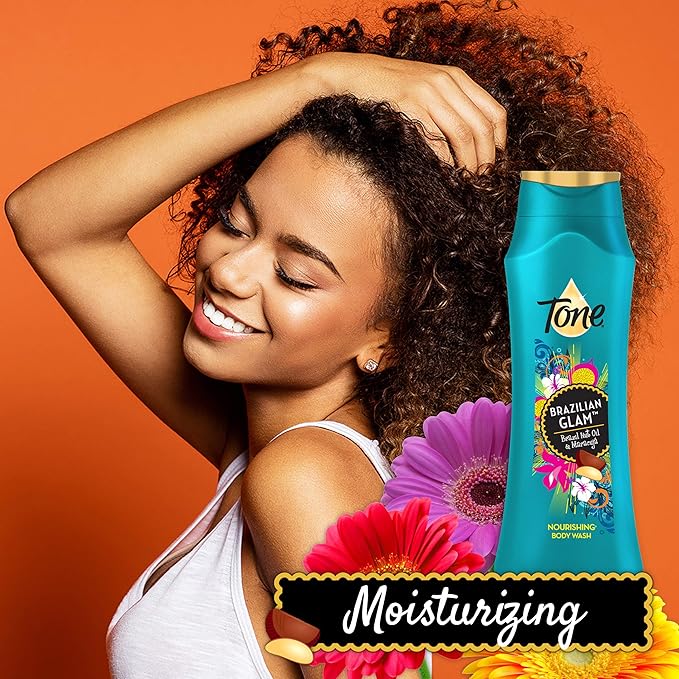 Tone Body Wash, Brazilian Glam, 18 Ounce (Pack of 6)