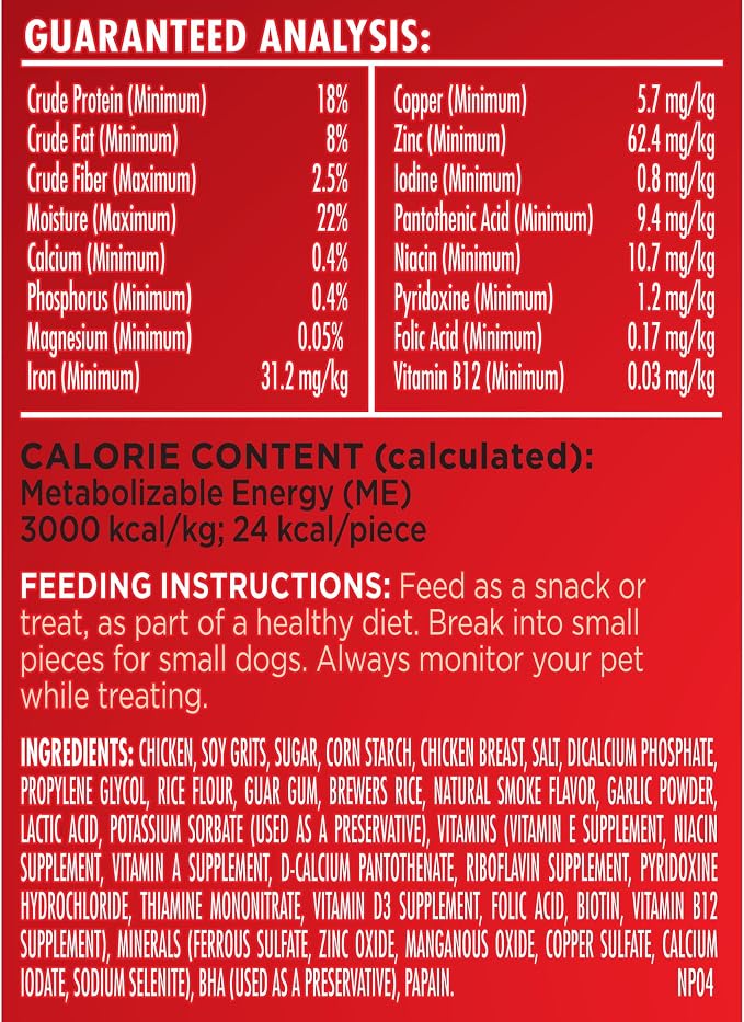 Milk-Bone Soft & Chewy Dog Training Treats Canister,1.56 Pound (Pack of 2)