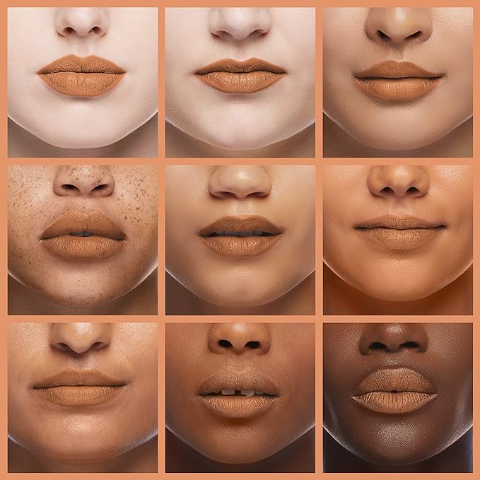 Palladio Lip Stain, Hydrating and Waterproof Formula, Matte Color Look, Longlasting All Day Wear Lip Color, Smudge Proof Natural Finish, Precise Chisel Tip Marker, Nude