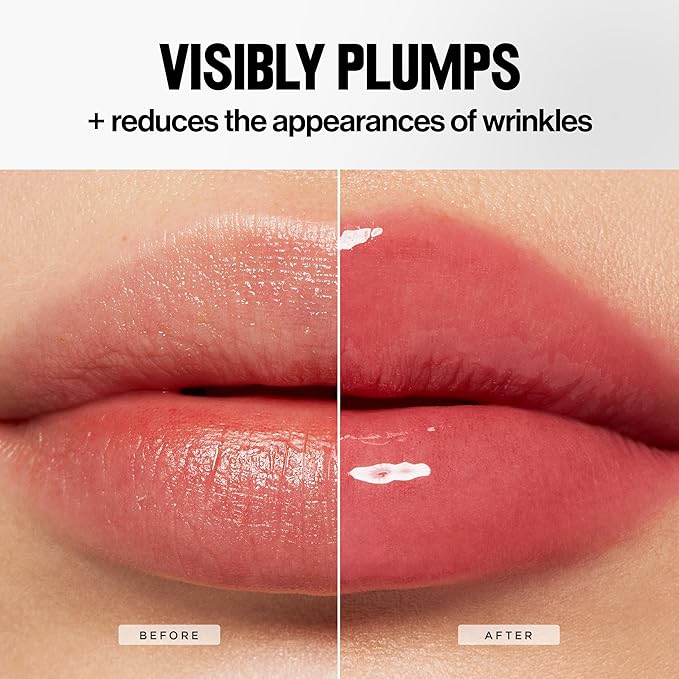 REVLON PhotoReady Instant Plump Serum, Plumping Gloss, Hydrating, Non-Sticky & High Shine Finish, 004 Bring the Zing, 0.25 fl oz