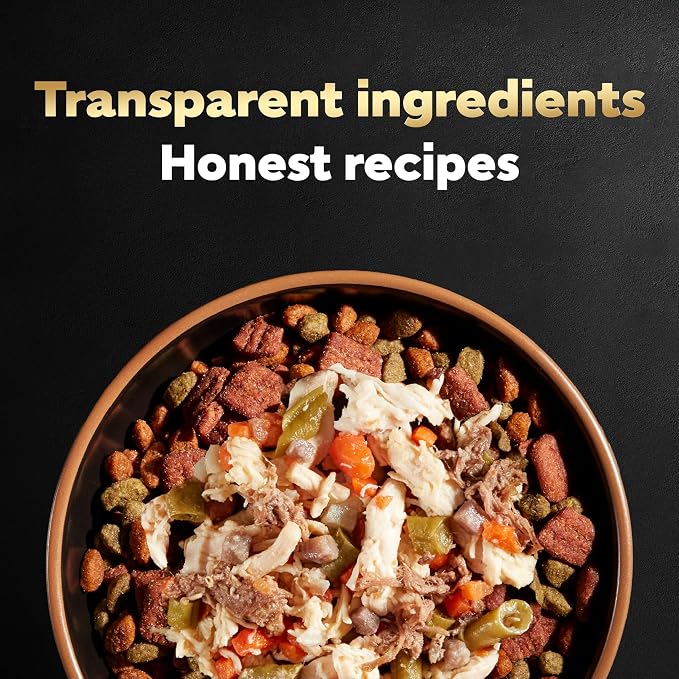 Cesar Simply Crafted Dog Food Toppers, Chicken Variety, 1.3 oz, 8 Count | Real chicken #1 ingredient, 5 key ingredients or less, fresh vegetables, slow-cooked, easy to digest, single-serve tubs