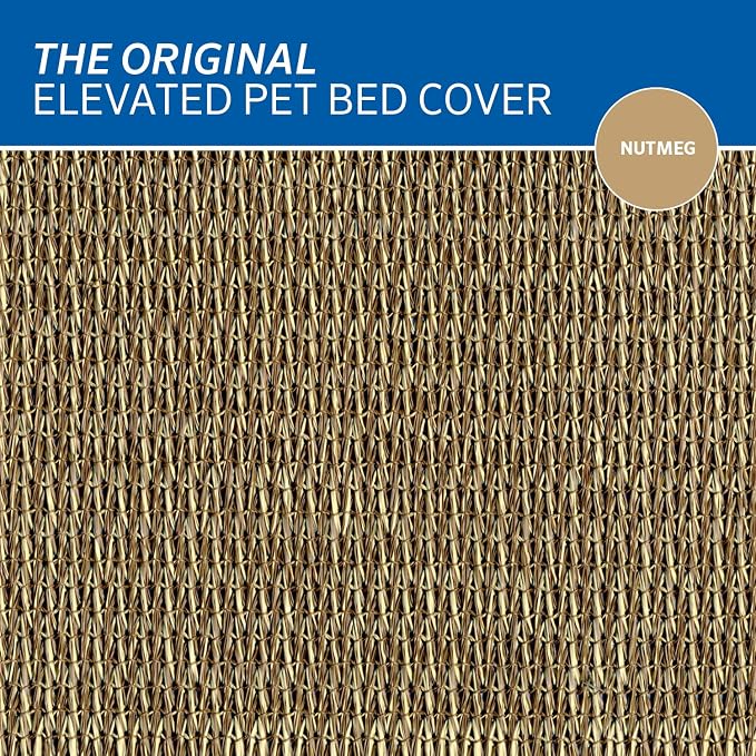 Coolaroo Original Pet Bed Replacement Cover - Nutmeg - Large (43.5" x 31.5") (Pack of 3)