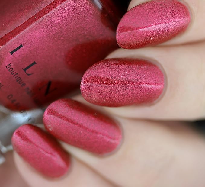 ILNP Love Me Not - Cardinal Red Ultra Metallic Bright Nail Polish