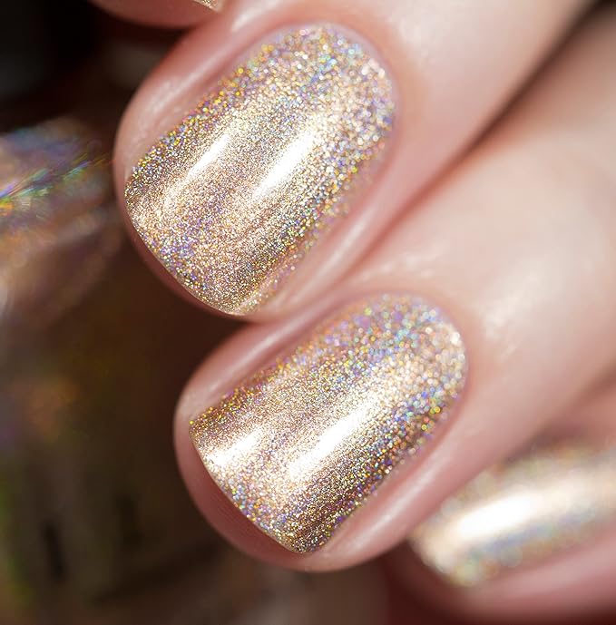 ILNP Countdown - Champagne Gold Holographic Nail Polish