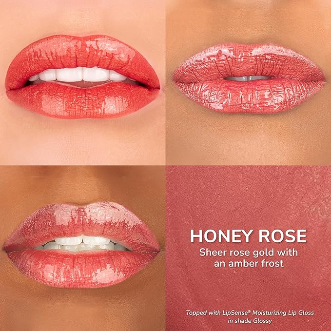 SeneGence LipSense Long-Lasting Liquid Lipstick – 18-Hour Wear, Waterproof, Transfer-Proof, Paraben-Free, Vegan, Cruelty-Free Lip Color in Multiple Shades