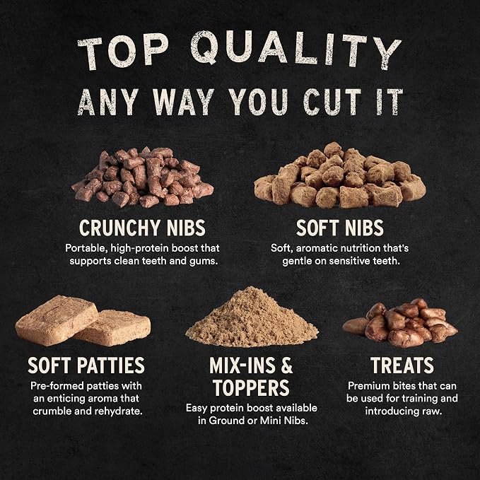 Vital Essentials Freeze Dried Dog Treats, Turkey Giblets, 2 oz Bag | Single Ingredient, Premium Quality, Grain Free Training Treats, USA Made with U.S. & Globally Sourced Ingredients