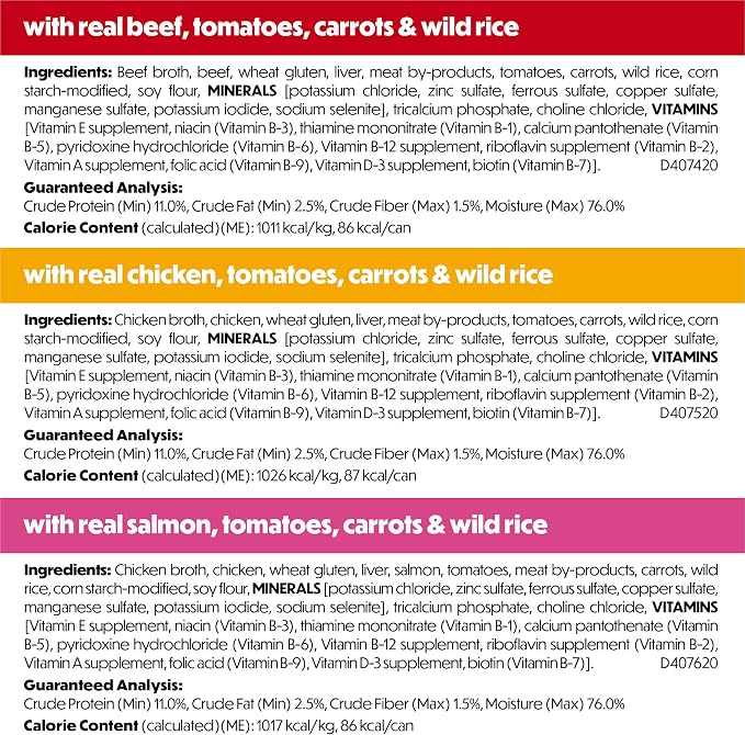 Purina Beneful Small Breed Wet Dog Food Variety Pack, (30) 3 oz Cans | IncrediBites real beef, chicken and salmon recipes with real vegetables and grains for flavors they'll love