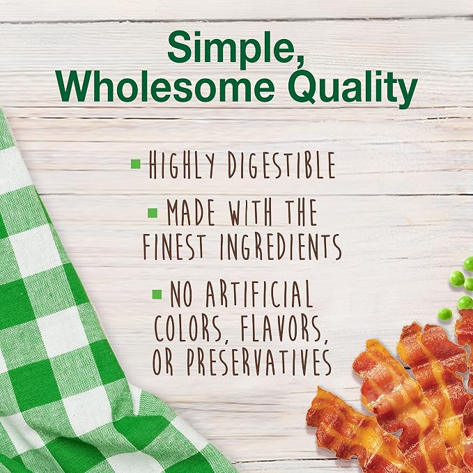 Nylabone Healthy Edibles Natural Dog Chews Long Lasting Bacon Flavor Treats for Dogs, X-Large/Souper (1 Count) | Natural dog chews, occupying & long lasting dog treats, made in the USA, highly digestible, dog bones for large dogs 50+ lbs