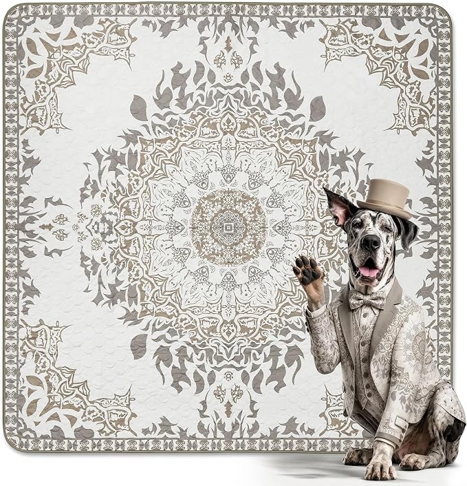 FXW Washable Pee Pads for Dogs, Super Absorbent, 71" Square, 1 Pack | Machine washable, Non-slip backing, Fits 32"H 8-Panel FXW Rollick/Homeplus Playpens