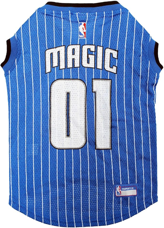 Pets First NBA ORLANDO MAGIC DOG Jersey, Large - Tank Top Basketball Pet Jersey