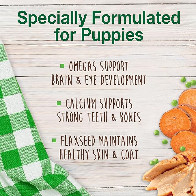 Nylabone Healthy Edibles Puppy Dog Treats, 4 Count | Turkey & sweet potato flavor, natural puppy treats, USA made, highly digestible, small dog treats for puppies up to 15 lbs