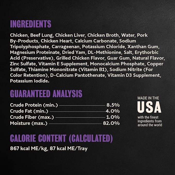 Cesar Classic Loaf in Sauce Wet Dog Food, Grilled Chicken, 3.5 oz, 24 Count | Made in USA, Real chicken #1 ingredient, slow-cooked tender texture, no fillers or artificial flavors, easy peel trays