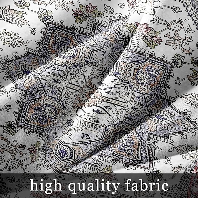 Boho Throw Pillow Covers 12x20 inch Set of 2,Soft Pillowcases Bohemia Carpet Printing Pattern Decorative Sofa Living Room Bed Rectangle Pillow Case Cushion Cover-Reddish Blue